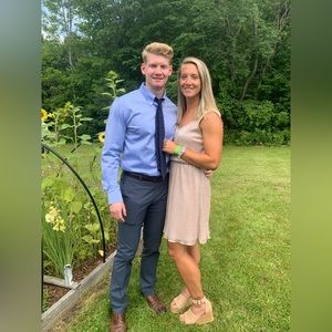 A cute knee length dress for summer events!